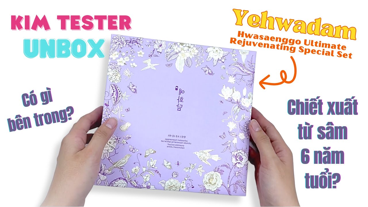 Review Bộ dưỡng trẻ hóa da Yehwadam Hwansaenggo Ultimate Rejuvenating Special Set The Face Shop