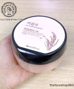 Hộp Kem tẩy trang Gạo Rice Water Bright Facial Cleansing Cream The Face Shop (200ml)