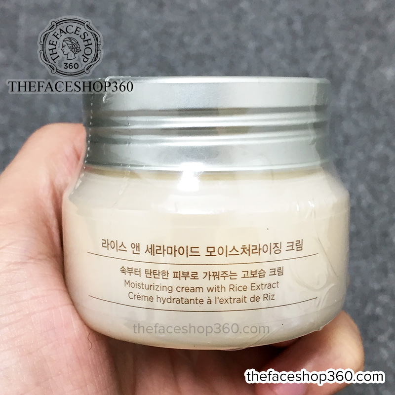Kem dưỡng gạo Rice Ceramide Moisture Cream TheFaceShop