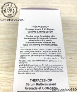 Thông tin Tinh chất dưỡng trắng Lựu Pomegranate & Collagen Volume Lifting Serum 80ml
