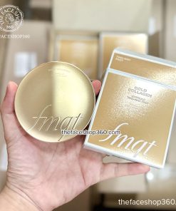 Hộp Phấn phủ Gold Collagen Ampoule Two-way Pact SPF40++ fmgt The Face Shop