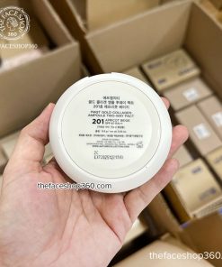 Mặt sau Phấn phủ Gold Collagen Ampoule Two-way Pact SPF40++ fmgt The Face Shop