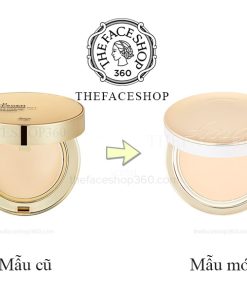 Mẫu mới Phấn phủ Gold Collagen Ampoule Two-way Pact SPF40++ fmgt The Face Shop