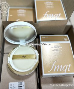 Review Phấn phủ Gold Collagen Ampoule Two-way Pact SPF40++ fmgt The Face Shop