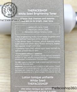 Thông tin Nước cân bằng trắng da White Seed Brightening Toner The Face Shop (160ml)