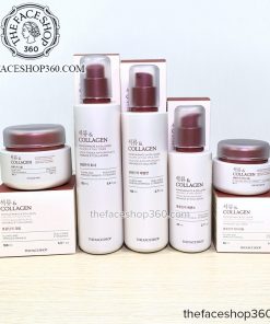 Bộ dưỡng da chống lão hóa Lựu Pomegranate & Collagen Volume Lifting The Face Shop