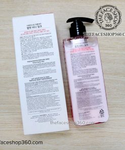 Mặt sau Sữa dưỡng thể nước hoa Perfume Seed Velvet Body Milk The Face Shop (300ml)