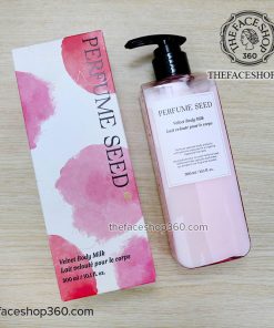Mặt trước Sữa dưỡng thể nước hoa Perfume Seed Velvet Body Milk The Face Shop (300ml)