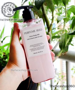 Review Sữa dưỡng thể nước hoa Perfume Seed Velvet Body Milk The Face Shop (300ml)
