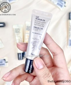 Tẩy thế bào chết và giảm thâm môi Lip Scrub Shea Butter fmgt The Face Shop (10g)