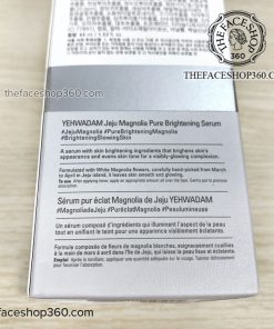 Thông tin Tinh chất trắng sáng da Yehwadam Pure Jeju Magnolia Brightening Serum (45ml)