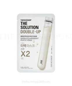 Mặt nạ dưỡng trắng da The Solution Double Up Brightening Face Mask