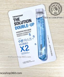 Mặt trước Mặt nạ cấp ẩm The Solution Double Up Hydrating Face Mask The Face Shop