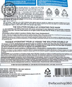 Thông tin Mặt nạ cấp ẩm The Solution Double Up Hydrating Face Mask The Face Shop