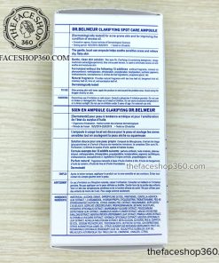 Thông tin Tinh chất kháng viêm trị mụn Dr. Belmeur Clarifying Spot Care Ampoule The Face Shop