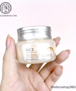 Kem dưỡng gạo sáng mịn da Rice Ceramide Moisturizing Cream The Face Shop (50ml)