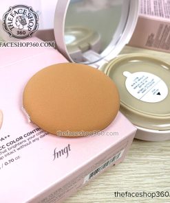 Mút tán Kem Nền CC Cream Aura Color Control Cream fmgt The Face Shop