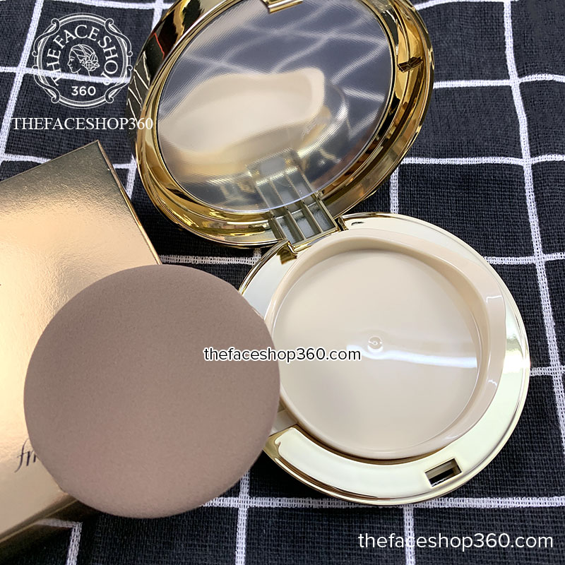 Bông phấn Phấn nền siêu mịn Gold Collagen Ampoule Cover Cake SPF50+ PA+++ fmgt