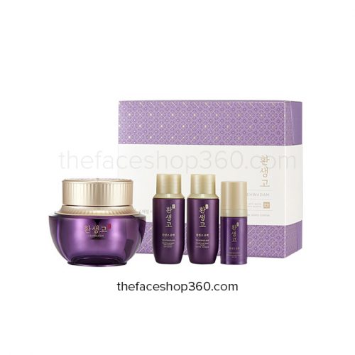 Bộ kem dưỡng da chống lão hóa Yehwadam Hwansaenggo Cream Special Set (4 sản phẩm)