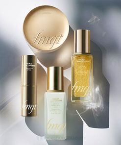 Kem lót làm đều màu da Gold Collagen Ampoule Makeup Base Green SPF30 PA++ fmgt The Face Shop 40ml