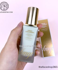 Kem lót làm đều màu da Gold Collagen Ampoule Makeup Base Green SPF30 PA++ fmgt The Face Shop 40ml