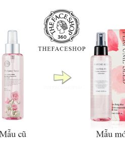 Mẫu mới Xịt dưỡng thể hương nước hoa Perfume Seed Rose Body Mist (155ml)