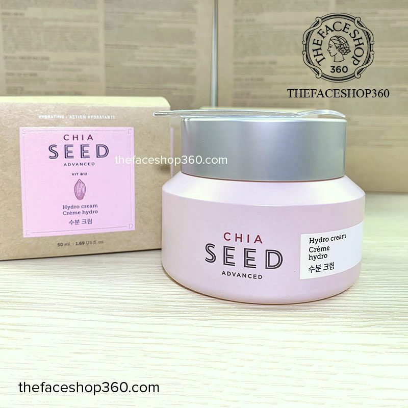 Mặt trước Kem dưỡng ẩm Trắng mịn da Chia Seed Advanced Hydro Cream (50ml)