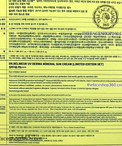 Thông tin Dr. Belmeur UV Derma Mineral Sun Cream SPF48 PA+++