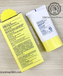 Mặt sau Kem chống nắng vật lý Dr. Belmeur UV Derma Mineral Sun Cream SPF48 PA+++