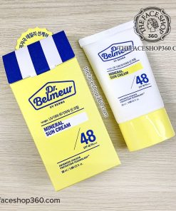 Mặt trước Kem chống nắng vật lý Dr. Belmeur UV Derma Mineral Sun Cream SPF48 PA+++