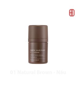 01 Natural Brown – Nâu – Phấn che khuyết điểm tóc Quick Hair Puff The Face Shop