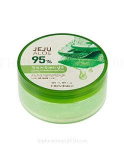 Gel chăm sóc nha đam nhiều chức năng Jeju Aloe 95% Fresh Soothing Gel The Face Shop (300ml)