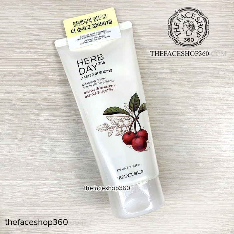 Herb Day 365 Master Blending Cleansing Cream Acerola + Blueberry