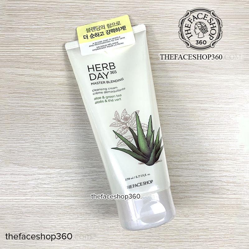 Herb Day 365 Master Blending Cleansing Cream Aloe + Green Tea