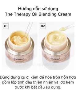 Hướng dẫn sử dụng The Therapy Oil Blending Cream The Face Shop (50ml)