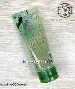 Mặt sau Sữa rửa mặt dạng gel mềm mịn da Jeju Aloe Fresh Soothing Foam Cleanser The Face Shop (150ml)