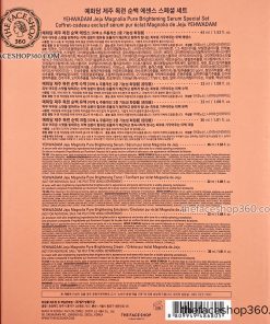 Thông tin Bộ dưỡng trắng sáng da Yehwadam Jeju Magnolia Pure Brightening Serum Special Gift Set (4SP)