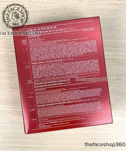 Mặt sau hộp Set tinh chất và kem dưỡng Dr. Belmeur Red Pro-Retinol Serum Duo Set The Face Shop