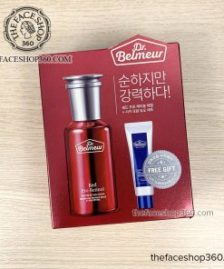 Mặt trước hộp Set tinh chất và kem dưỡng Dr. Belmeur Red Pro-Retinol Serum Duo Set The Face Shop