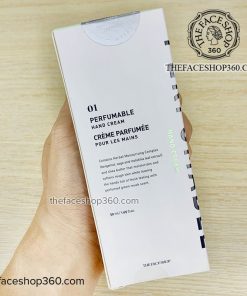 01: Perfumable Hand Cream Green Musk – Xạ Hương thanh mát