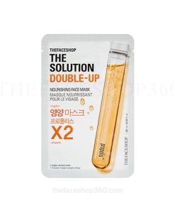 Mặt nạ Keo ong ngừa lão hóa The Solution Double Up Nourishing Care Face Mask The Face Shop
