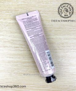 Mặt sau Kem dưỡng da tay quả Đào Daily Perfumed Hand Cream Real Peach The Face Shop (30ml)