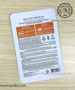 Mặt sau Mặt nạ Keo ong ngừa lão hóa The Solution Double Up Nourishing Care Face Mask The Face Shop