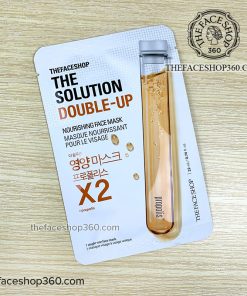 Mặt trước Mặt nạ Keo ong ngừa lão hóa The Solution Double Up Nourishing Care Face Mask The Face Shop