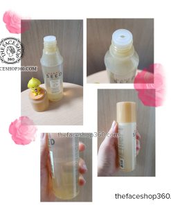 Mở nắp Tẩy trang mắt môi Mango Seed Makeup Remover For Lip & Eye The Face Shop