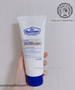Review Kem dưỡng ẩm sáng mịn da cơ thể Dr. Belmeur Mild Derma Body Cream The Face Shop (200ml)