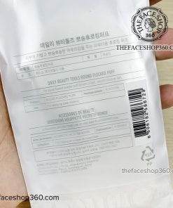 Thông tin 2 bông phấn Round Flocked Puff fmgt The Face Shop