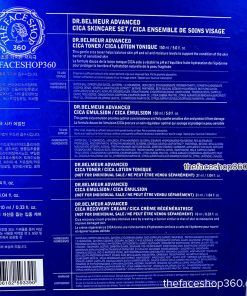 Thông tin Bộ dưỡng phục hồi da nhạy cảm Dr. Belmeur Advanced Cica Skincare Set (5SP)
