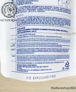 Thông tin Sữa rửa mặt Trị mụn Dạng bọt Dr. Belmeur Amino Clear Bubble Foaming Cleanser (1+1)