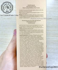 Thông tin Tinh chất trẻ hóa da vùng mắt Yehwadam Hwansaenggo Rejuvenating Radiance Eye Serum (30ml)